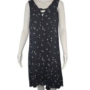 Torrid Black Floral‎ Boho Sleeveless Dress
